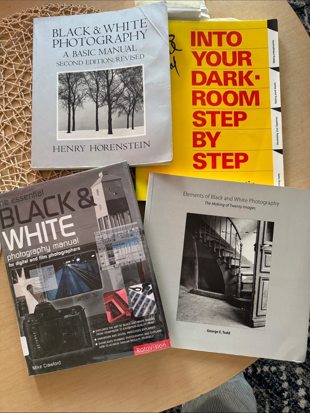Black & White Photography Manual 4 books from the art Institute courses